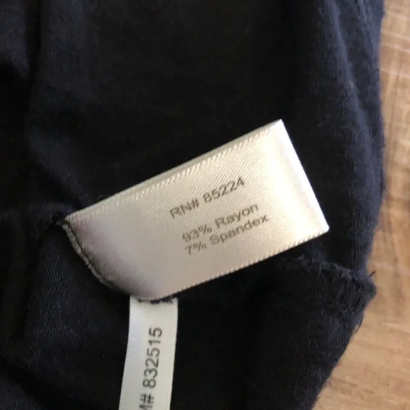 Boston Proper Off the Shoulder Asymmetric Dolman Sleeve Black Knit Top SM - Picture 4 of 5